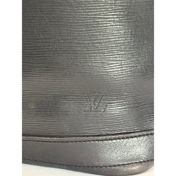 Louis Vuitton Noé Bag Black Epi Leather 1985 First Year Vintage With COA - Picture 5 of 16